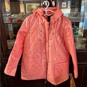 ASOS Coral Quilted Jacket